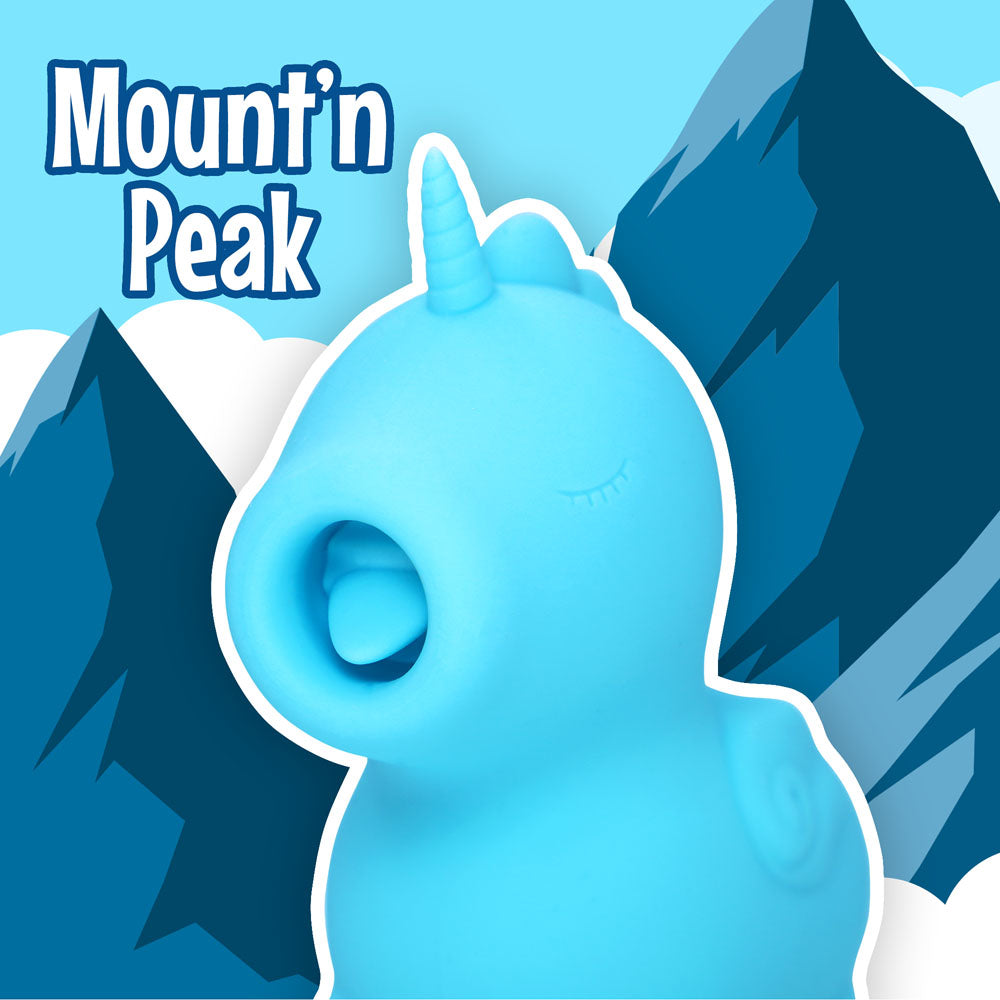 Mount’n Peak The Pointy Tongued One – Mini Vibrator with 10 Speeds and Tongue Motion Patterns