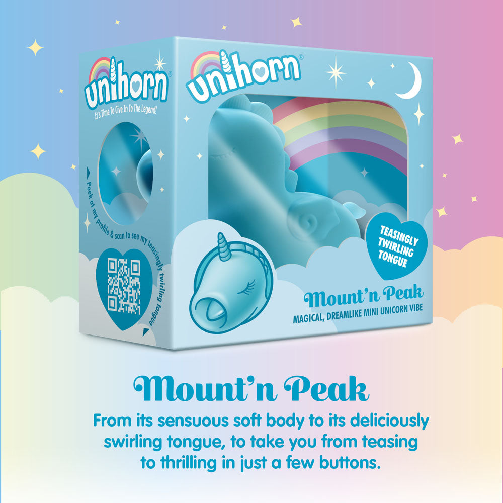 Mount’n Peak The Pointy Tongued One – Mini Vibrator with 10 Speeds and Tongue Motion Patterns