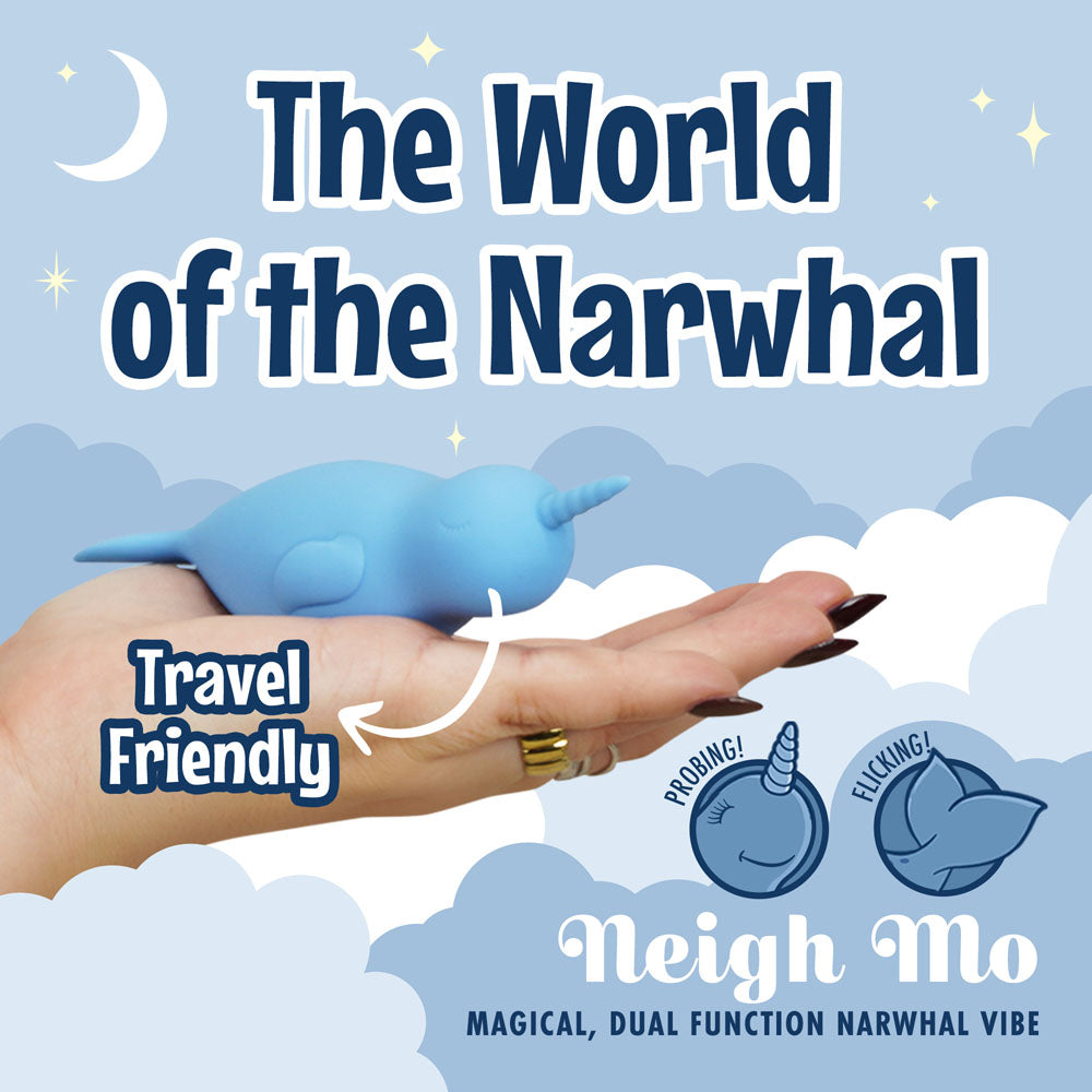 Unihorn of the Sea Neigh Mo Narwhal – Luxury Silicone Vibrator