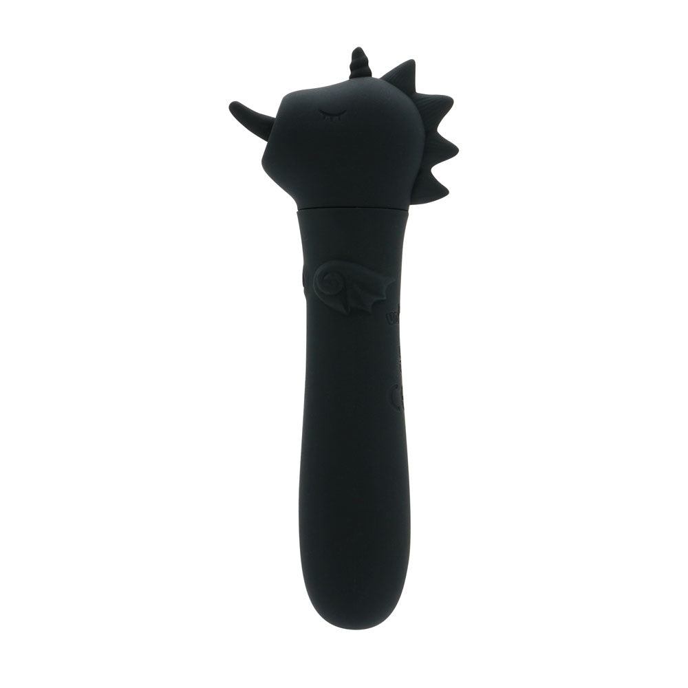 Unihorn Wild Spirit (Black) – Compact USB Silicone Vibrating Bullet with 10 Speeds