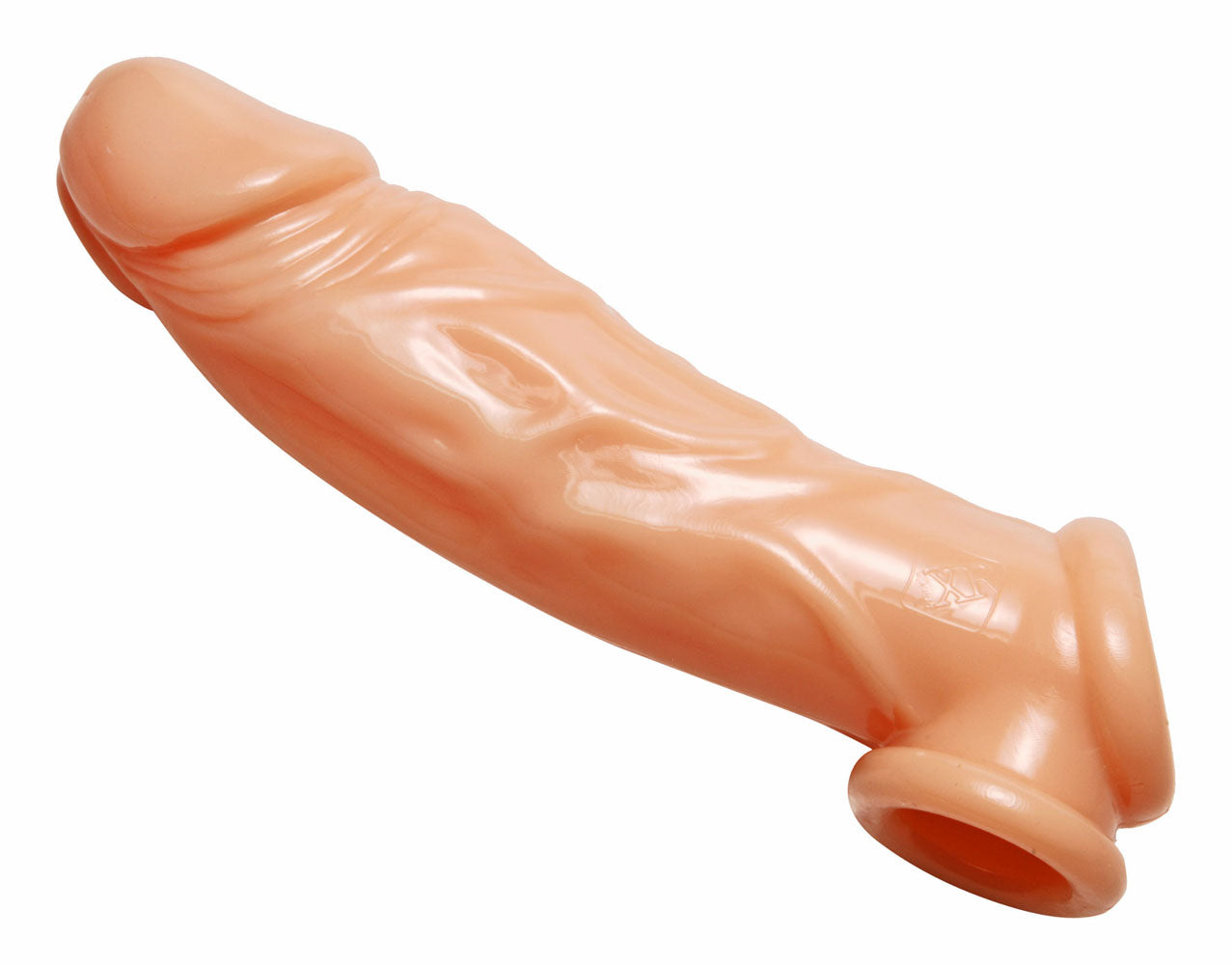 Size Matters Realistic Flesh Penis Enhancer and Ball Stretcher 8 Inch