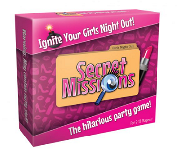 Secret Missions Girlie Nights Party Game