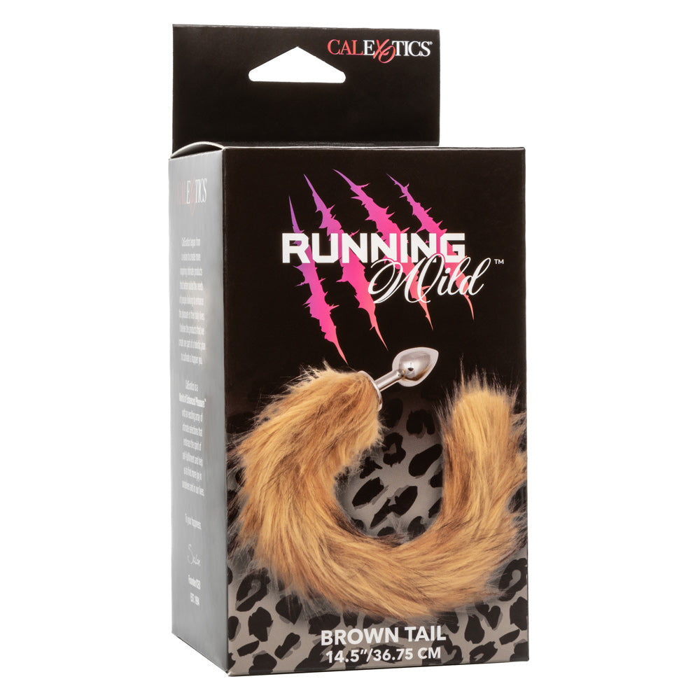 Running Wild Tail (Brown) – Metallic Probe with Long Tail Accessory
