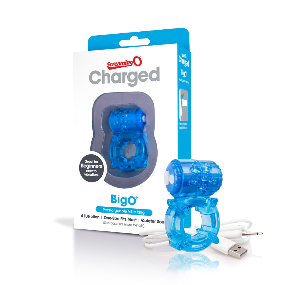 Screaming O Charged BigO – Rechargeable Vibrating Cock Ring