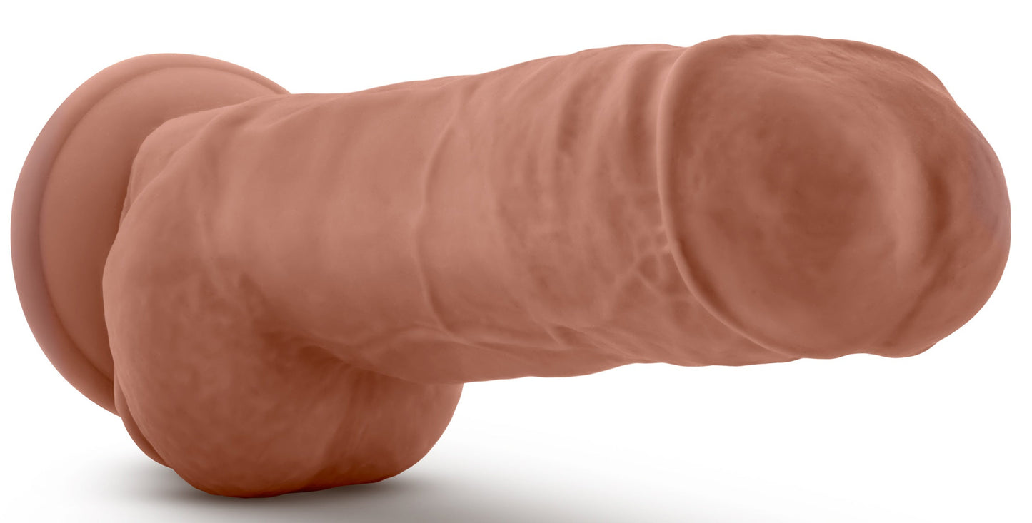 Au Naturel Big Boy 10 Inch Mocha Realistic Dildo Toy