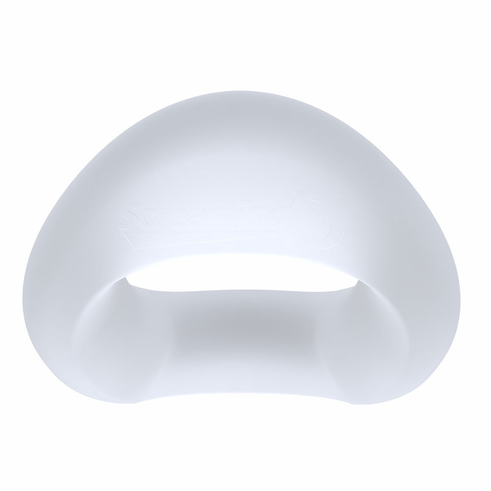 Screaming O Swingo Curve (Clear) – Stretchy True Silicone Cock Ring