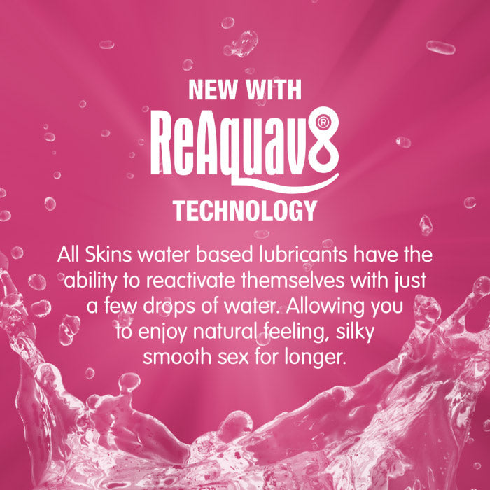 Skins Excite Tingling Water-Based Lubricant – 4.4oz Personal Lubricant
