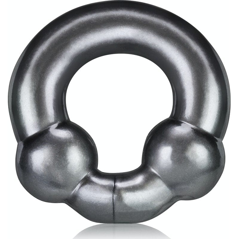 Ultraballs 2 Pack Cockring Steel and Red