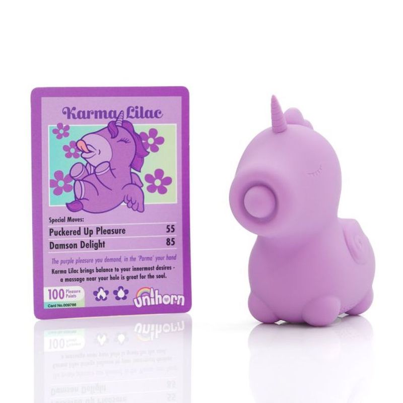 Karma Lilac – Mini Discreet Vibrator with 10 Vibration Speeds and Tongue Motion Patterns