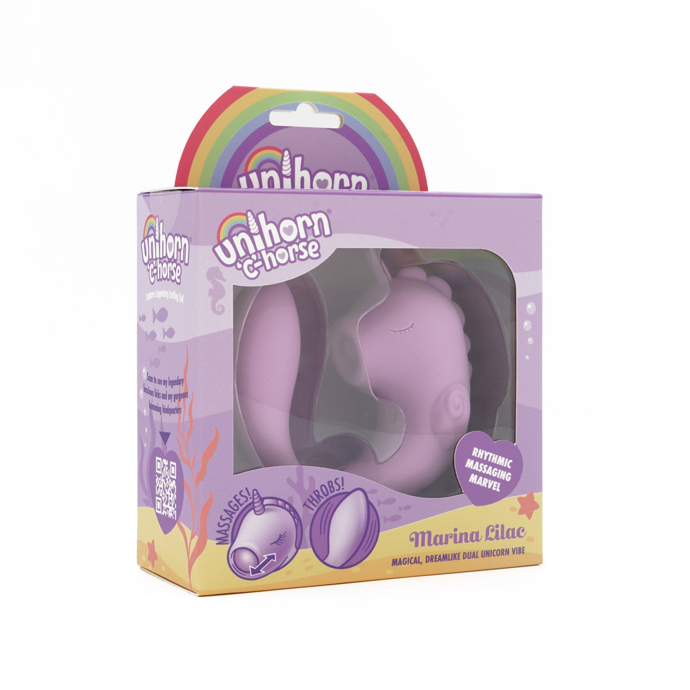 Ocean Peak Unihorn C-Horse Marina – Silicone Oscillating Tongue Vibrator