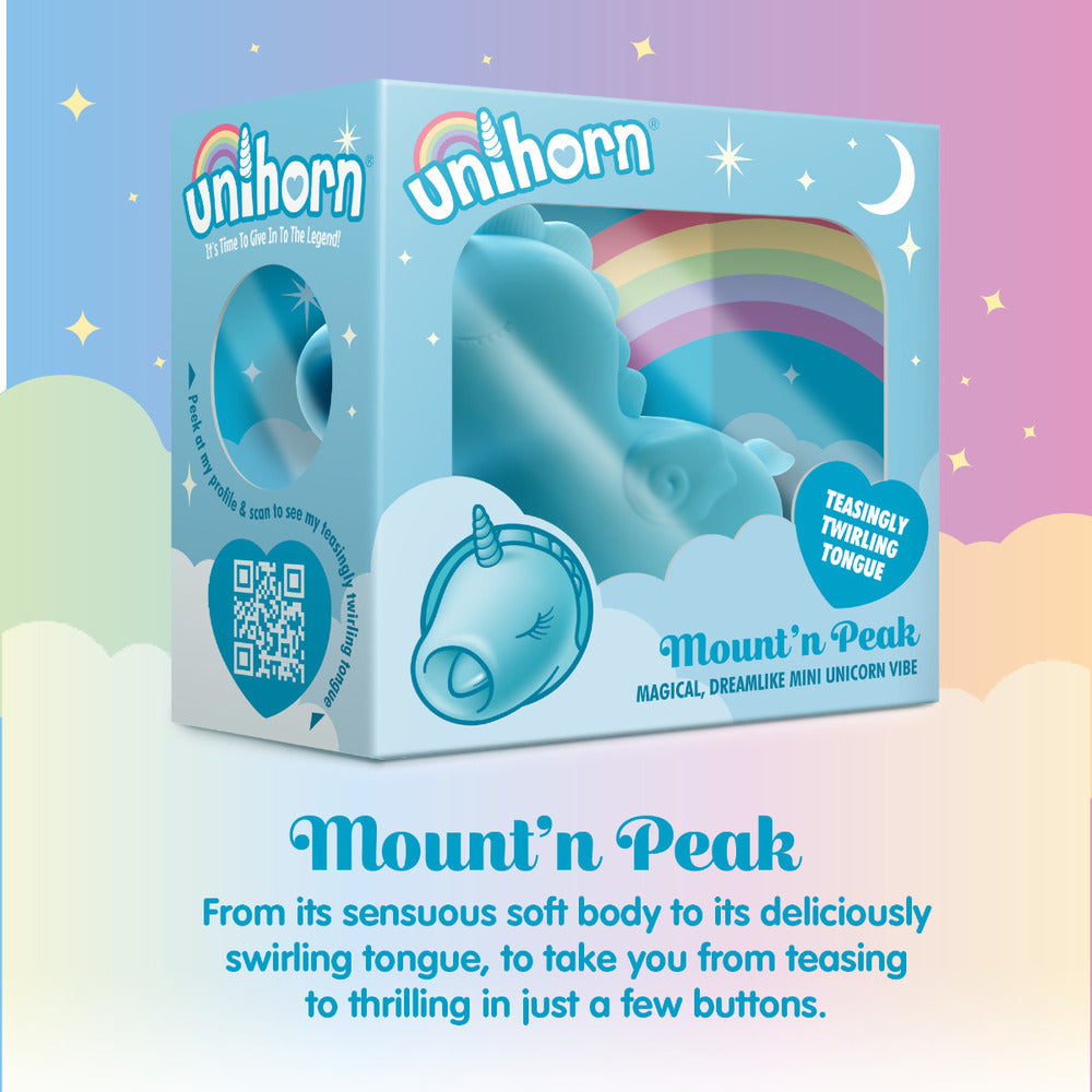 Mount’n Peak The Pointy Tongued One – Mini Vibrator with 10 Speeds and Tongue Motion Patterns