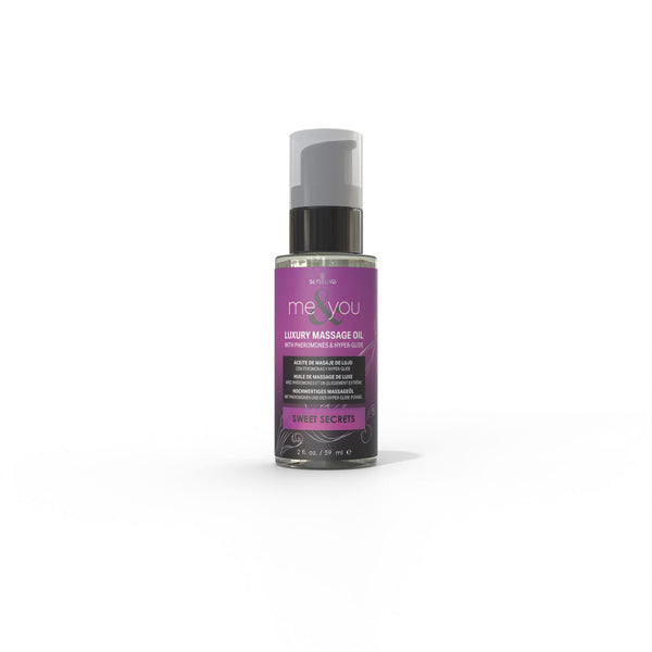 Me and You Sweet Secrets Pheromone Infused Massage Oil 2oz