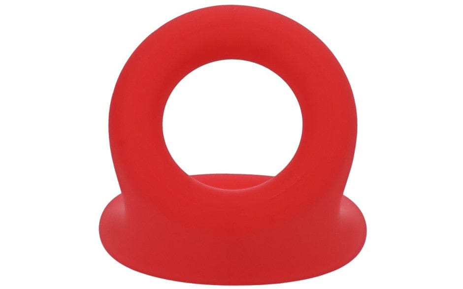 Uplift Silicone Cock Ring in Crimson