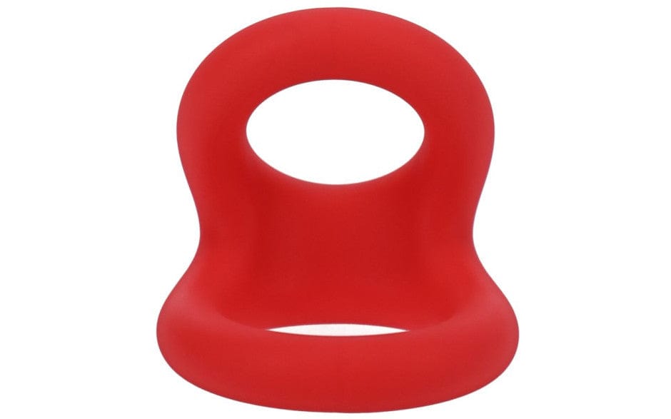 Uplift Silicone Cock Ring in Crimson