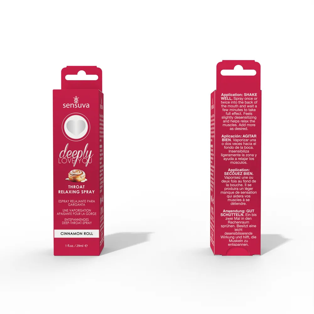 Sensuva Deeply Love You Throat Spray – Cinnamon Flavor 1 Fl Oz Oral Aid