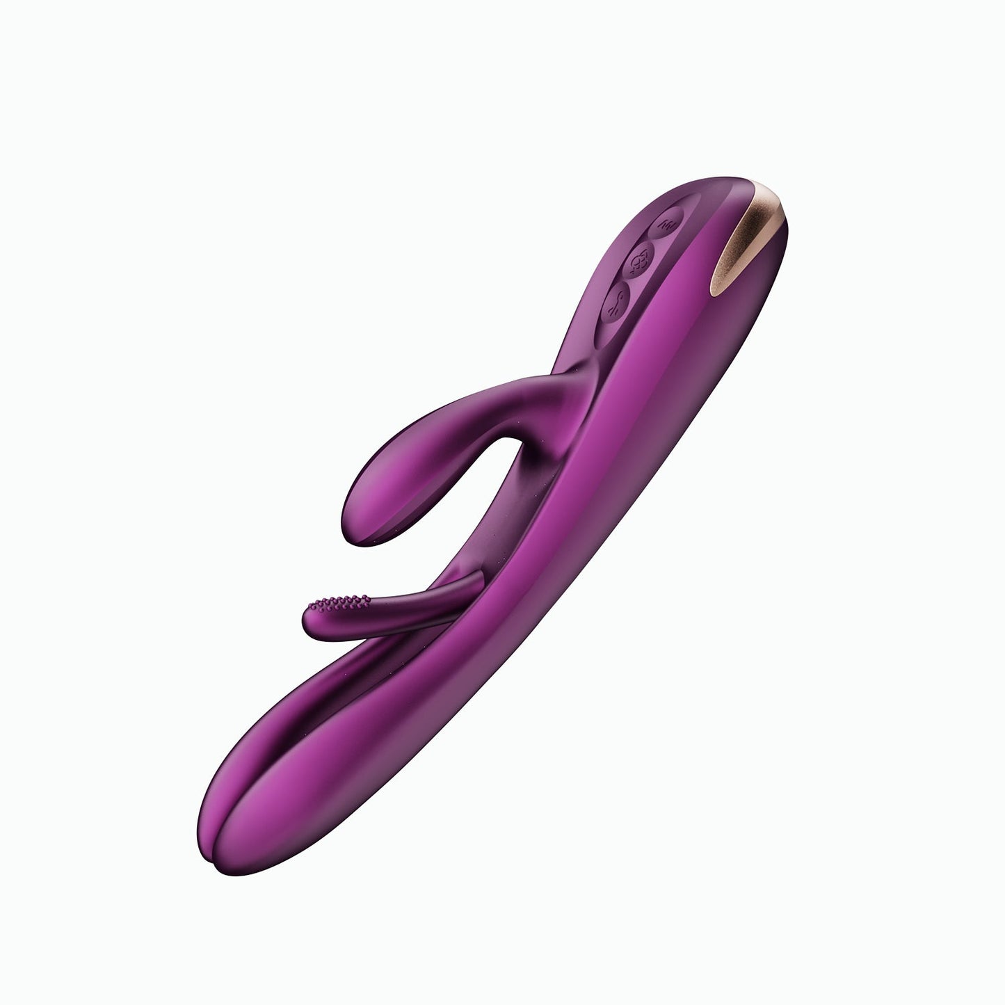 Terri App Controlled Purple Tapping Rabbit Vibrator for Women