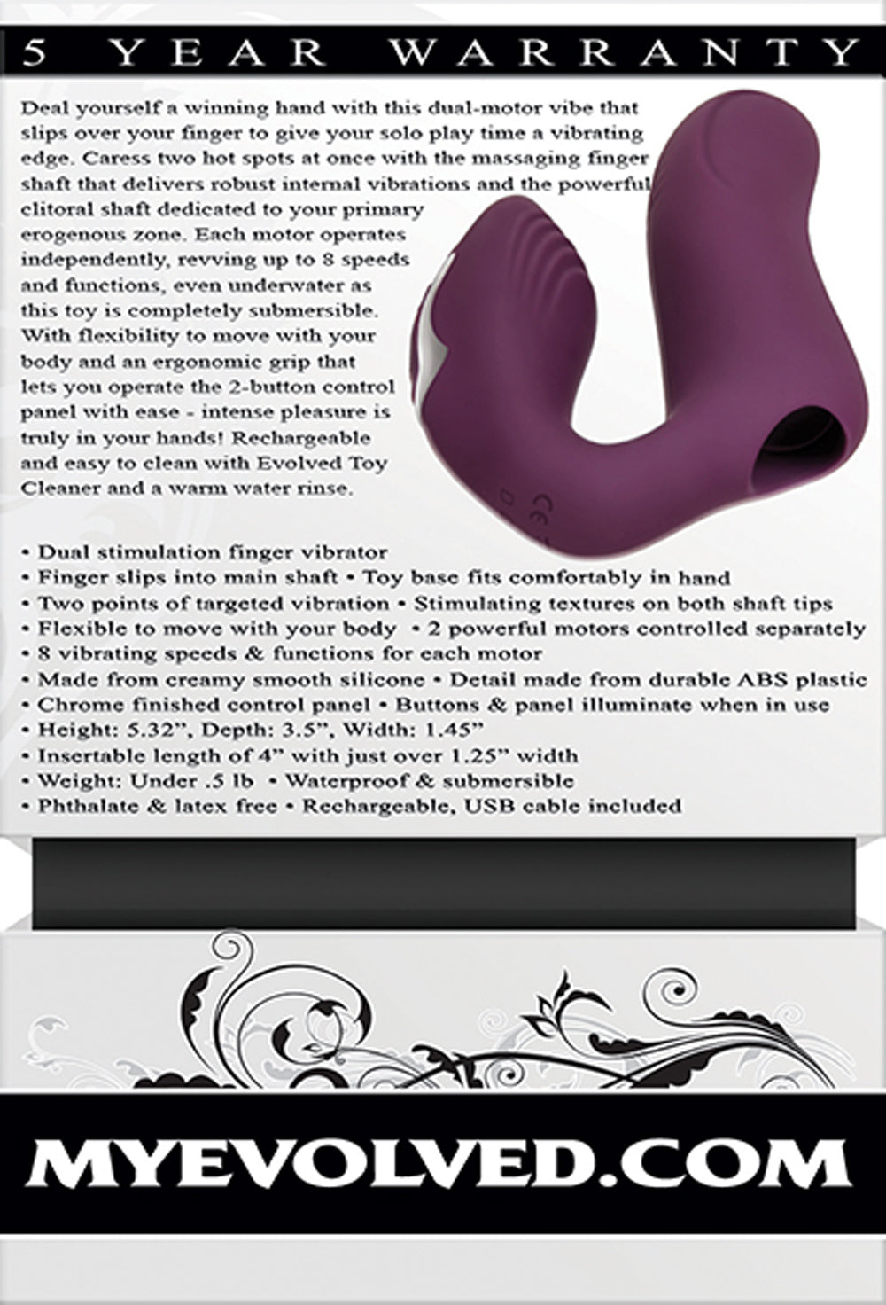 Evolved Helping Hand Dual Finger Stimulator