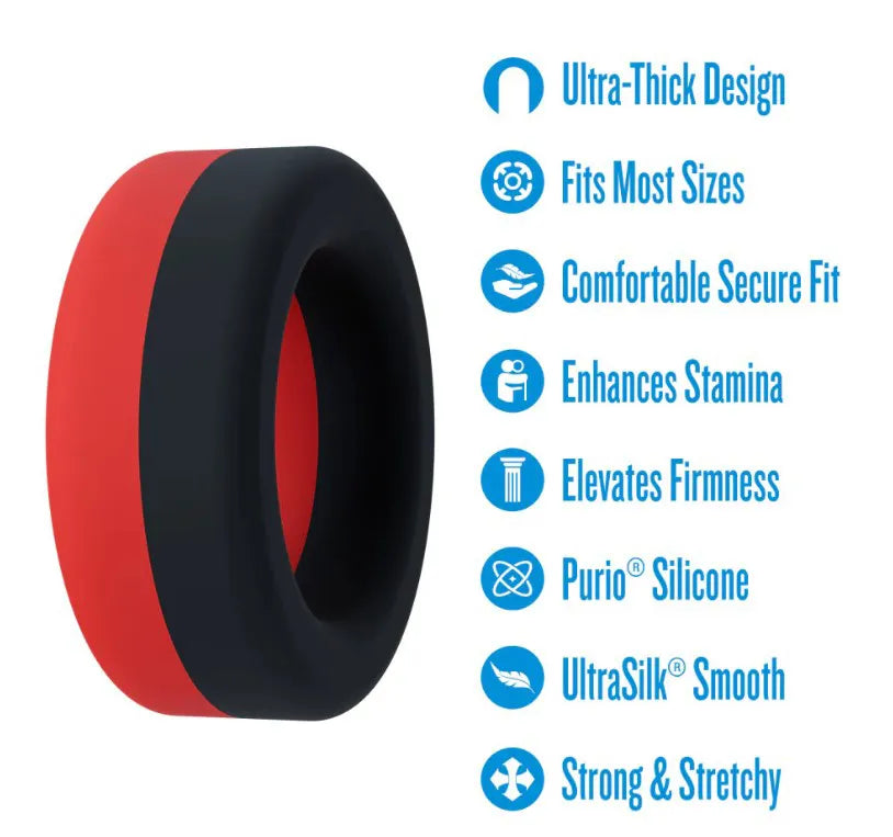 Performance Plus Takeoff (Red/Black) – Silicone Support Ring