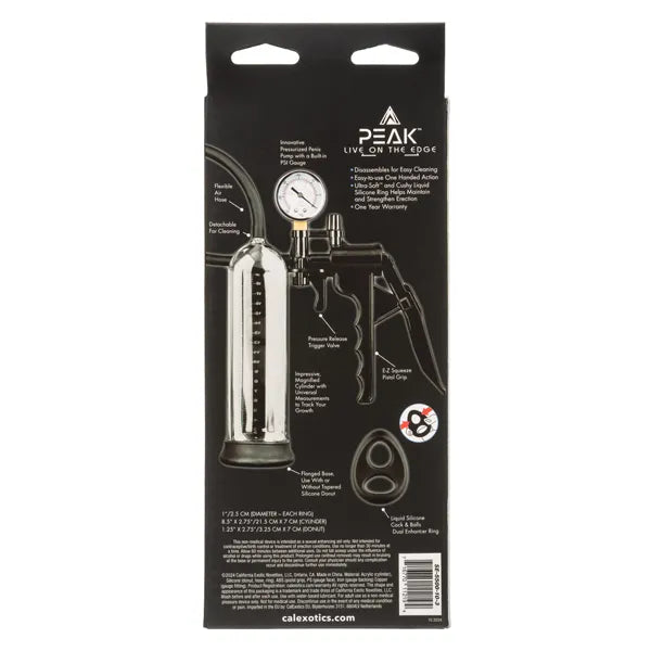 Peak Magnified Gauged Pump System – Silicone Cock and Ball Enhancer Pump