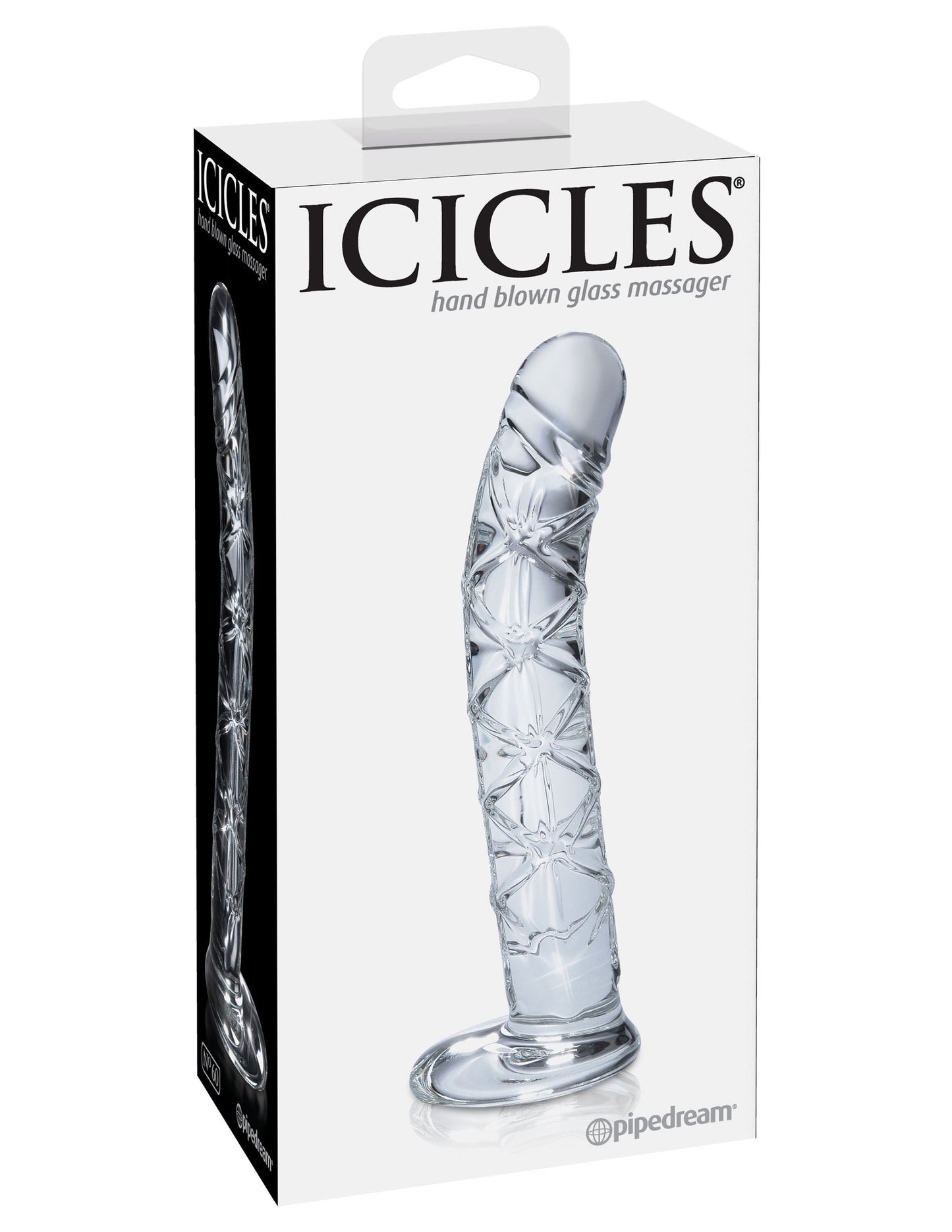 Icicles No 60 (Clear) – Elegant Glass G-Spot Massager