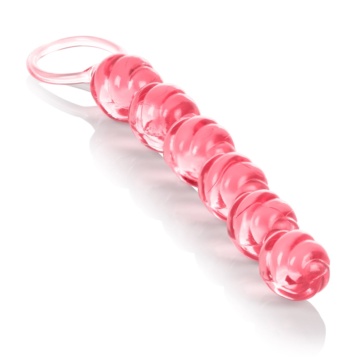 CalExotics Blue Swirl Pleasure Beads Flexible Anal Toy