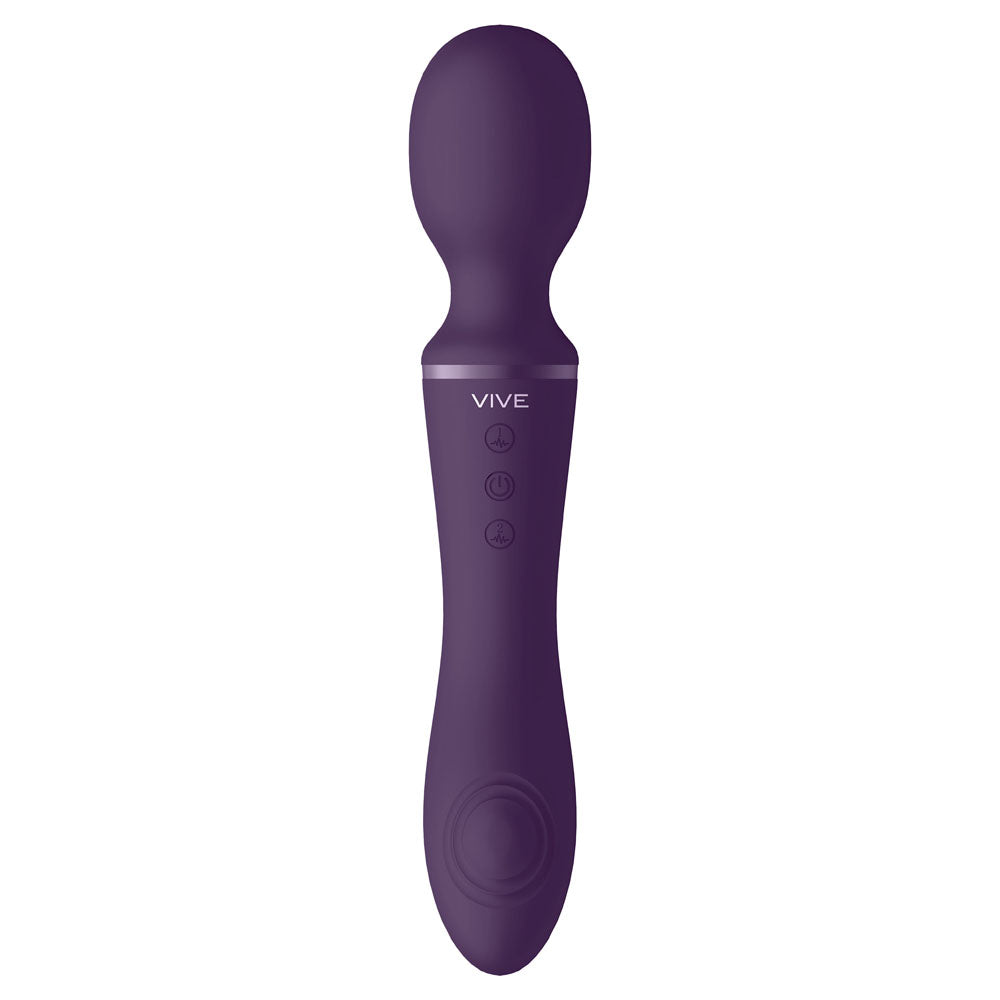 Vive Enora Double-Ended Rechargeable Wand – 10 Function Vibrator