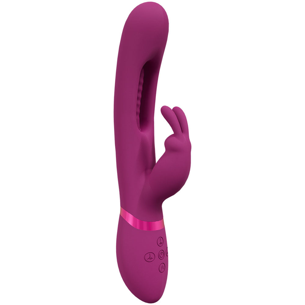 VIVE Mika (USB Rechargeable) – 23.2 cm Rabbit Vibrator with Flapping Shaft