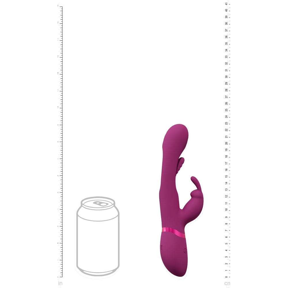VIVE Mika (USB Rechargeable) – 23.2 cm Rabbit Vibrator with Flapping Shaft