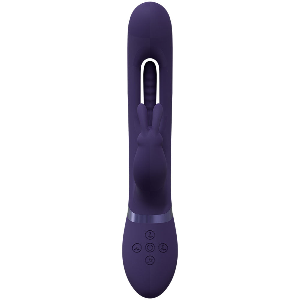 Vive Mika Flapping Tongue Rabbit Vibrator Deep Purple