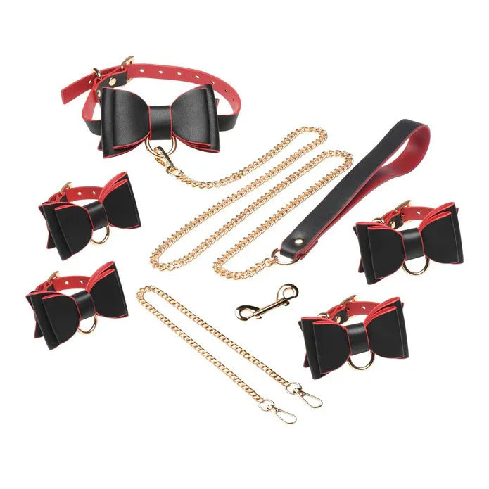 Goth Bondage Set – Vegan-Friendly Faux Leather Bondage Accessories