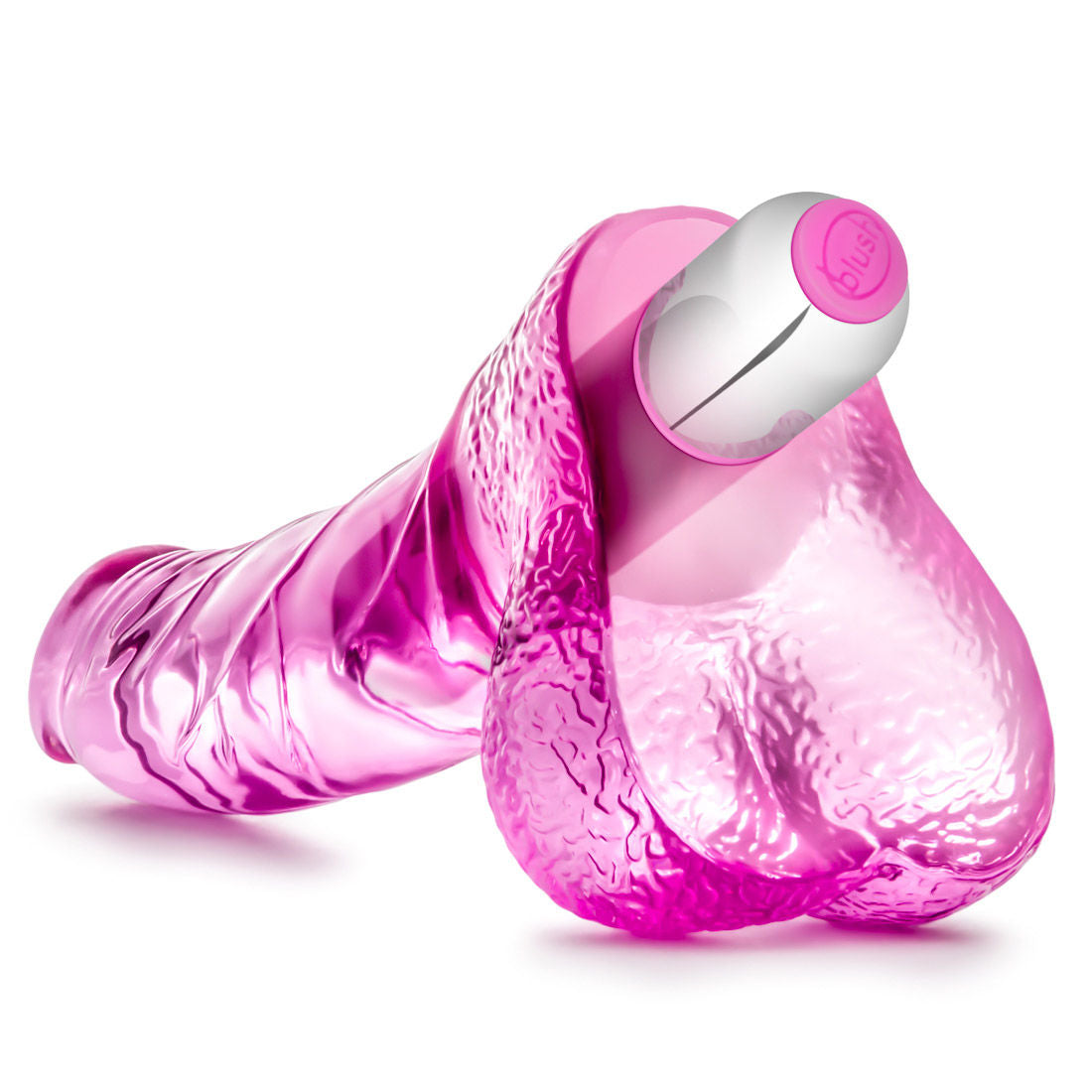 Naturally Yours Clear Vibrating 6.5" Dong