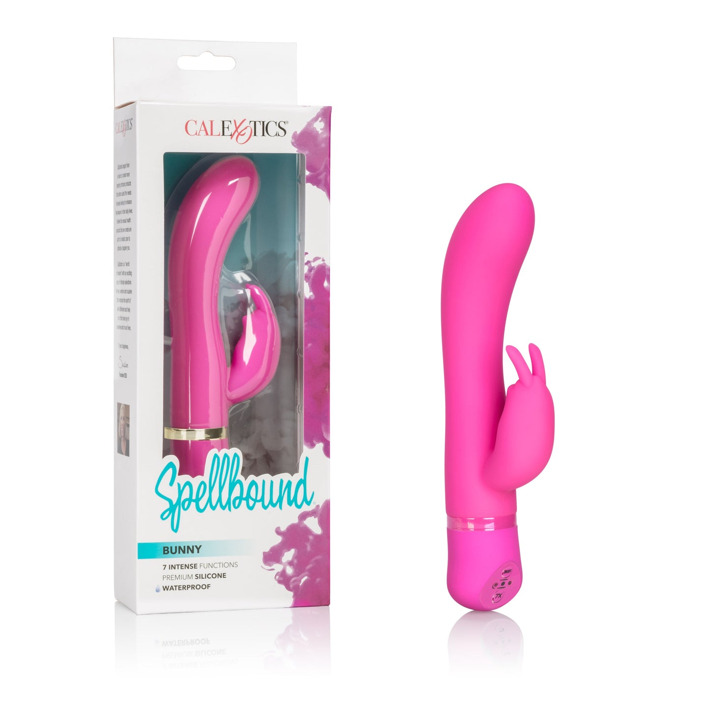 Spellbound Bunny Pink Vibrator 4.5 Inch Dual Motor Silicone Waterproof Massager