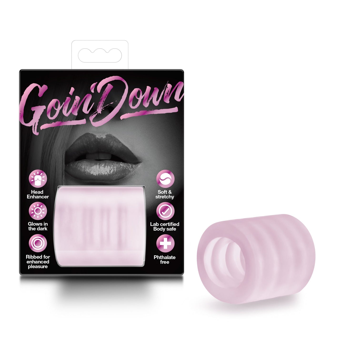 X5 Men Goin Down (Pink) – Stretchy Ribbed Mini Stroker