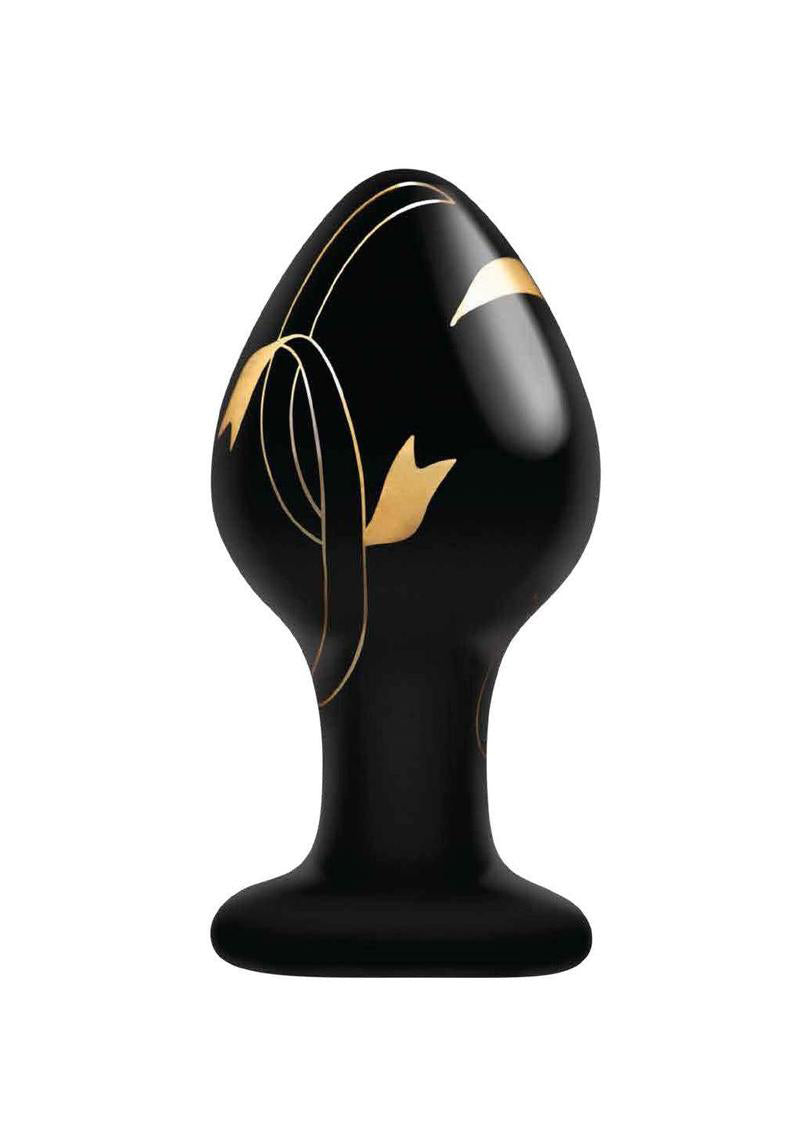 Secret Kisses Handblown Glass Plug 3.5 Inch