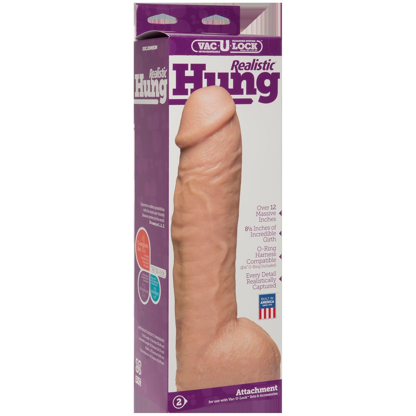 Vac-U-Lock Attachment Hung White 12.5 Inch