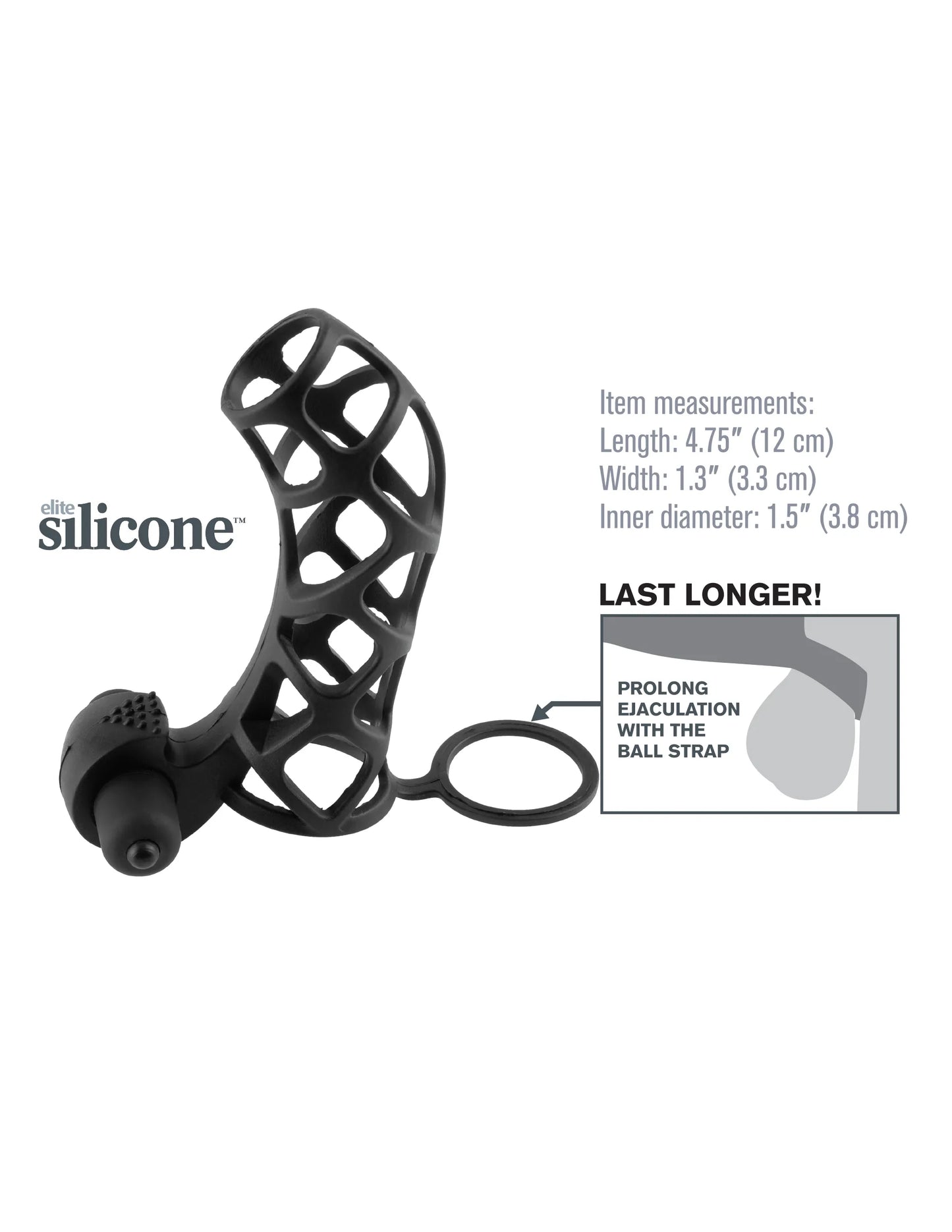 Fantasy X-Tensions Extreme Silicone Power Cage – Silicone Cock Cage