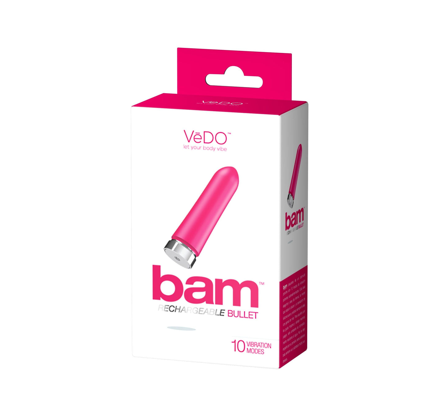 VeDO Bam Bullet Vibrator With 10 Vibration Modes