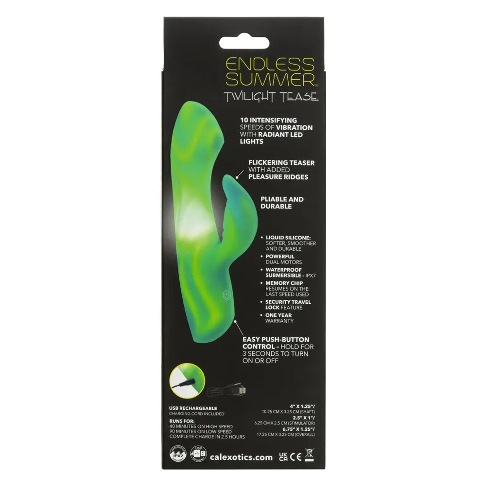 Endless Summer Twilight Tease (Green) – Dual-Motor Massager