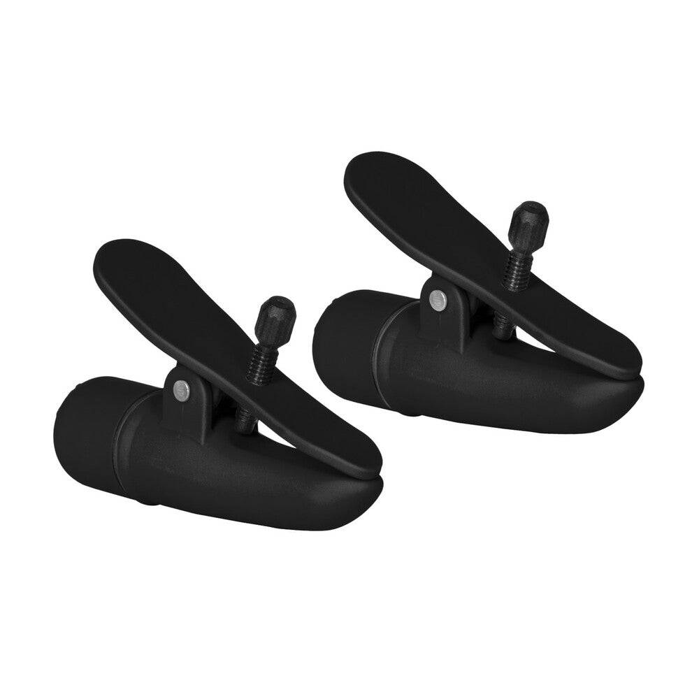 Vibrating Black Nipplettes Nipple Clamps For Pleasure