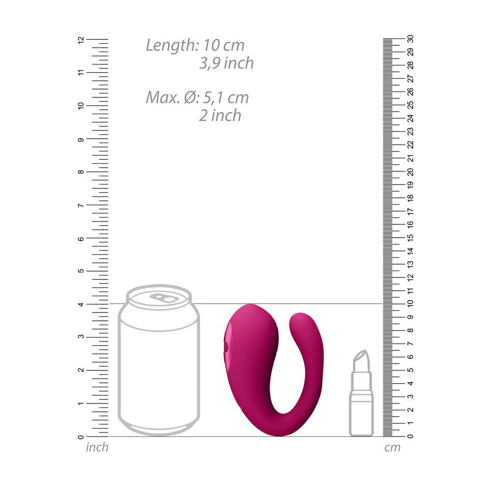 Vive Yoko Triple Action Vibrator With Clit Pulse Waves
