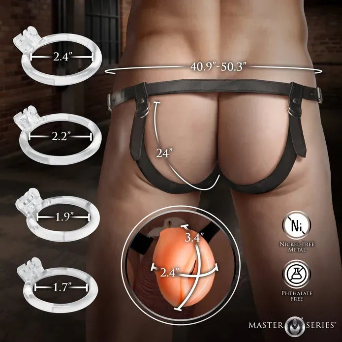 Pussy Chastity Cage (Light) – Body-Safe TPE Chastity Device