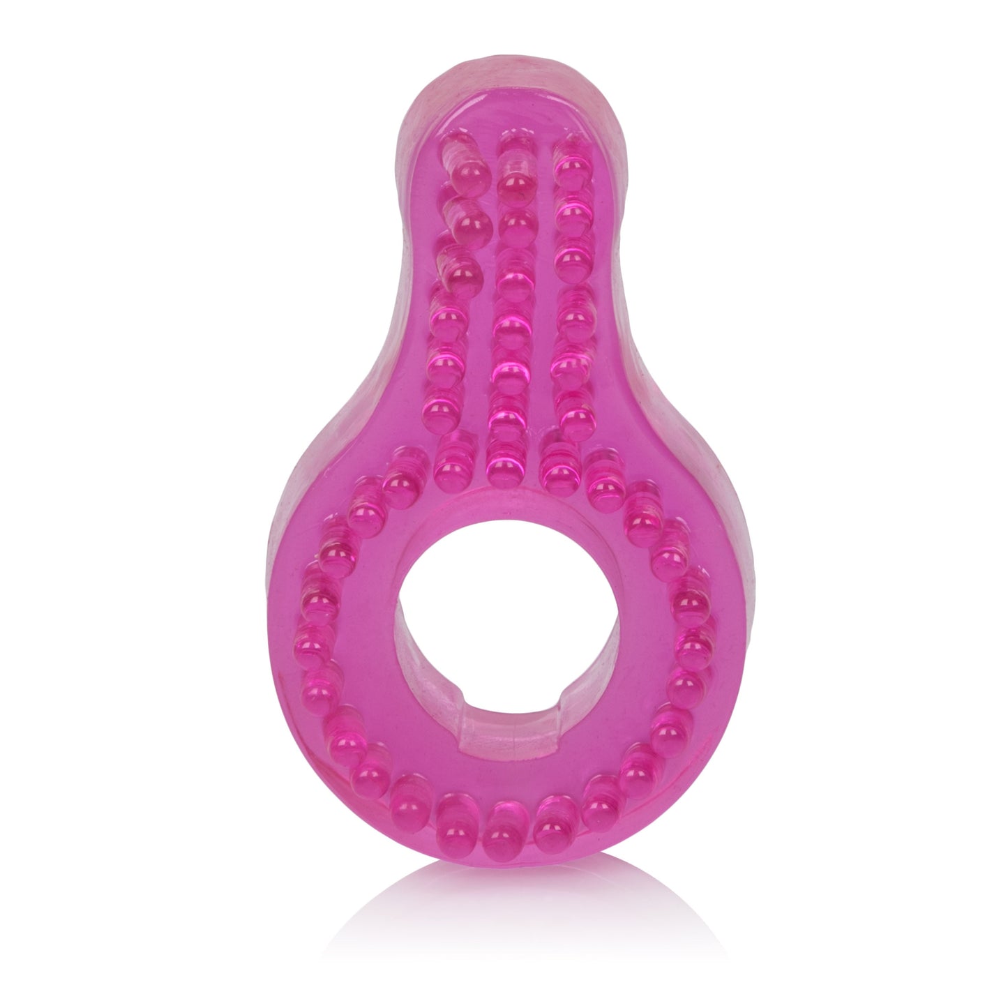 Super Stretch Pink Enhancer Ring With Tickler