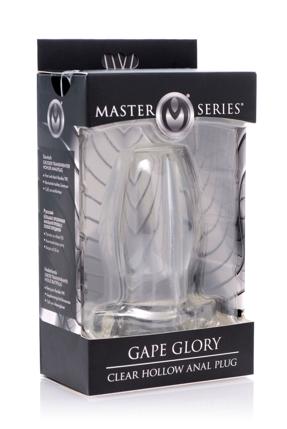 Master Series Peephole Hollow (Clear) – Hollow Anal Plug