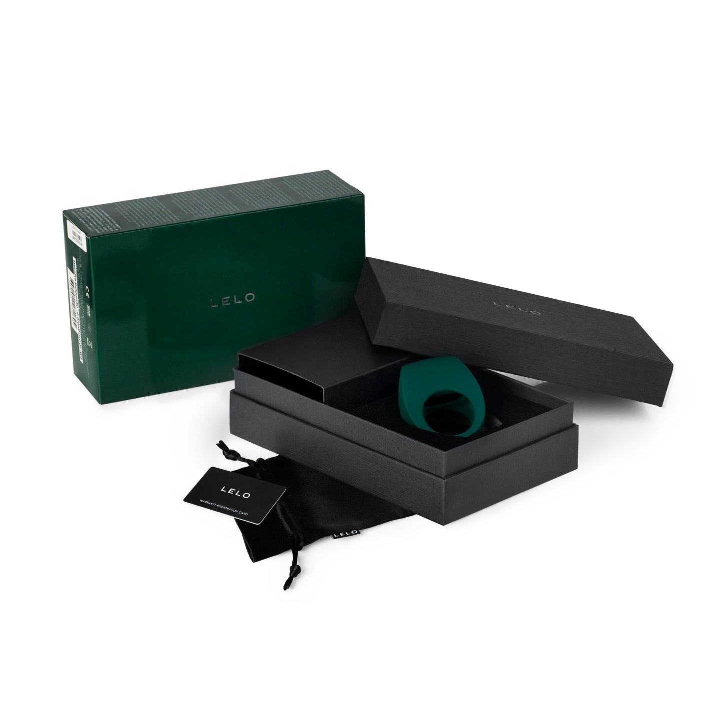 Lelo Tor 2 – Waterproof Rechargeable Couples Ring - Deep Green