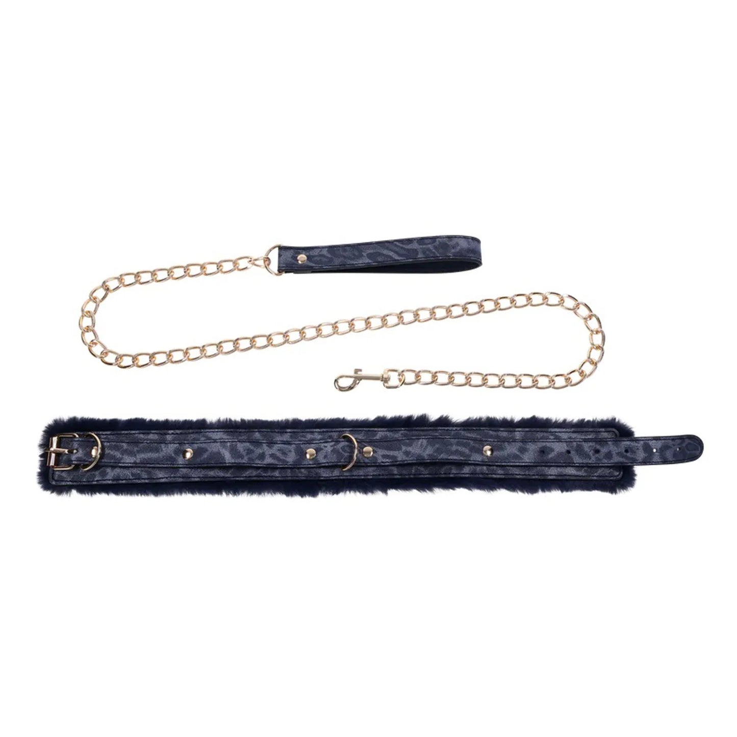Cougar Fur Collar and Leash Set – Luxury Adjustable Collar and Leash