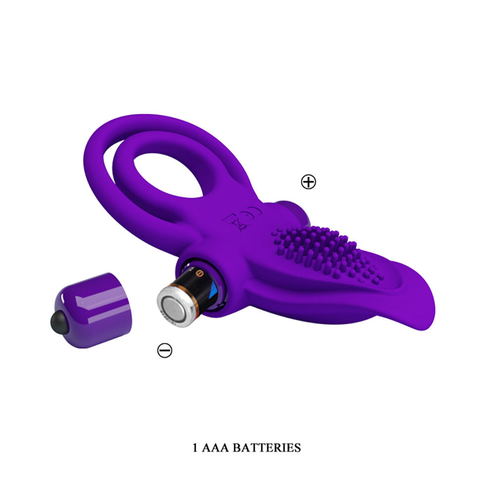 Vibrant Rabbit Cock Ring – Silicone Vibrating Penis Ring