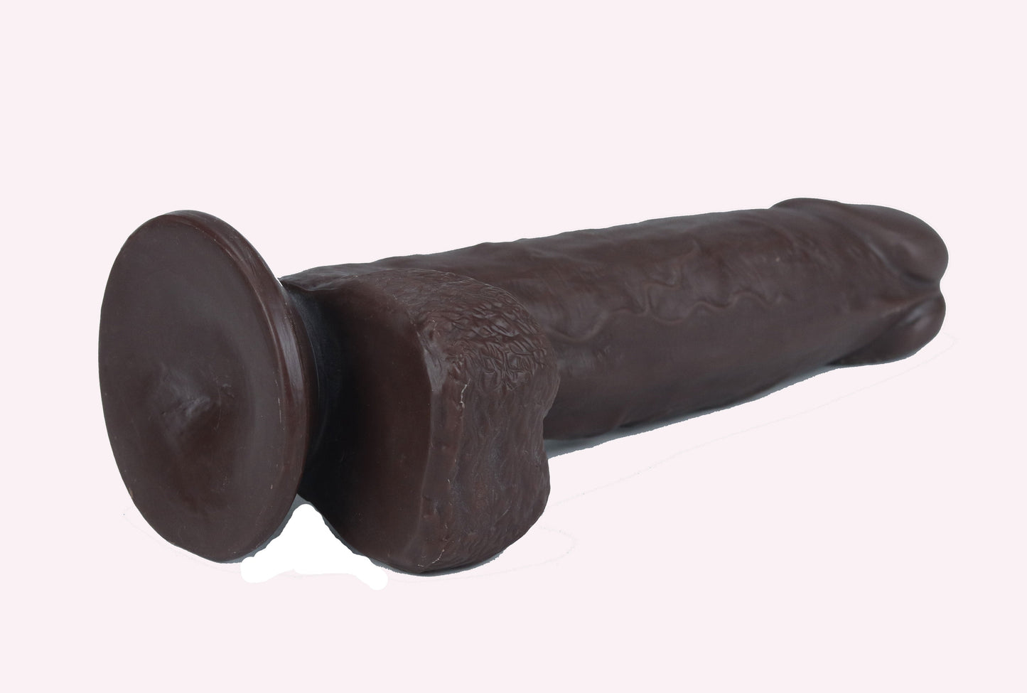 Get Lucky 7.5 Inch Realistic Dark Brown Dildo