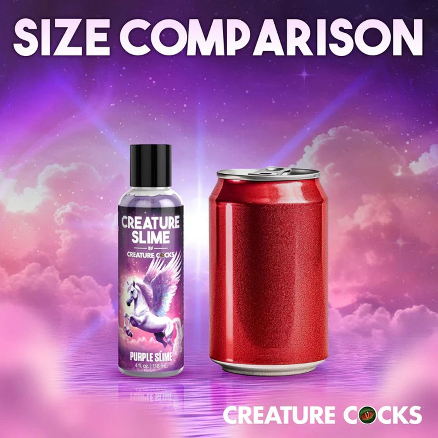 Creature Slime Purple Water Based Lubricant 4 Ounce (118ml)