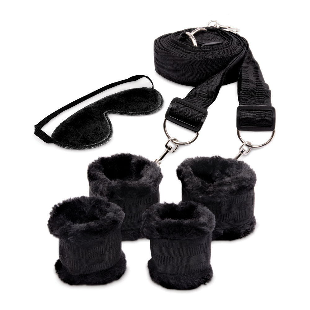 WhipSmart Fuzzy Bedroom Bondage Kit – Bedroom Bondage Kit