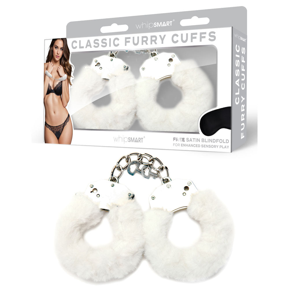 WhipSmart Classic Furry Cuffs – Luxurious Faux Fur Comfort